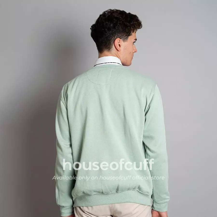 Houseofcuff sweater crewneck basic outer mint