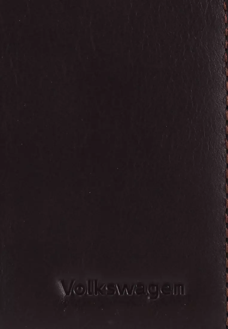 Men's RFID Bi Fold Genuine Leather Short Wallet