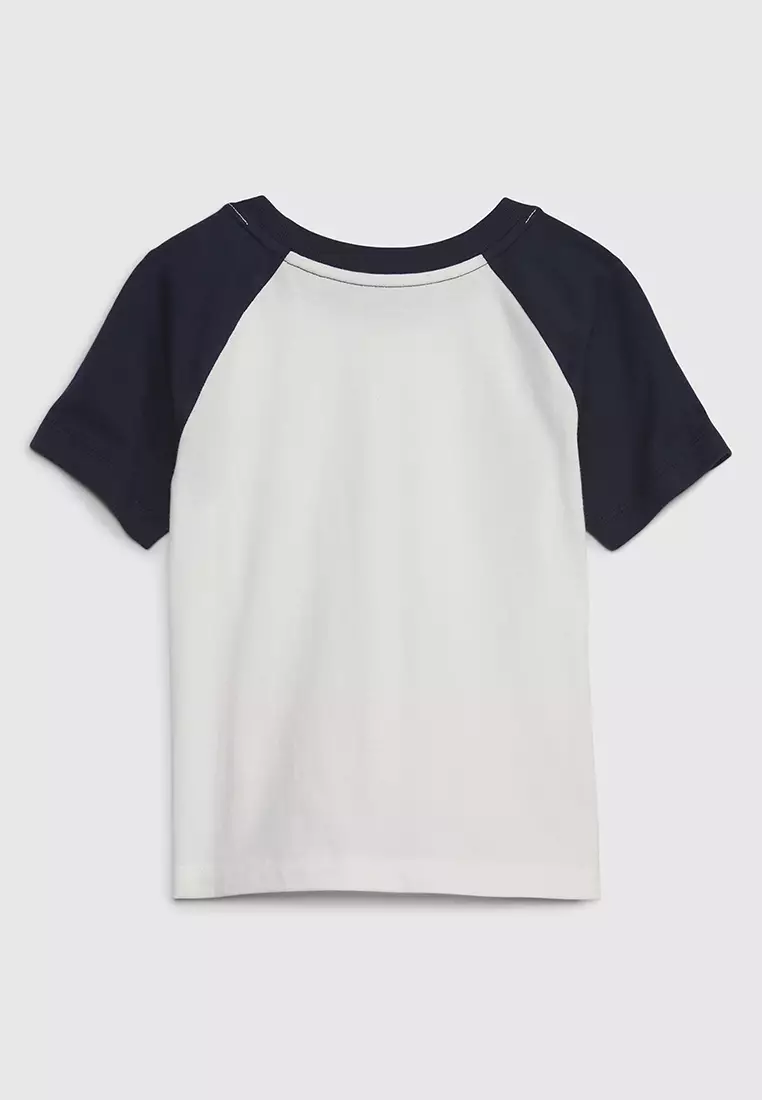 Buy GAP Short Sleeves Raglan Logo Tee 2024 Online ZALORA Singapore