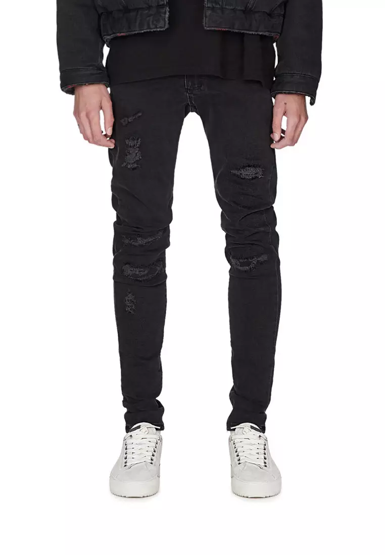 Buy Twenty Eight Shoes Elastic Ripped Jeans LX8-04 2026 Online | ZALORA ...