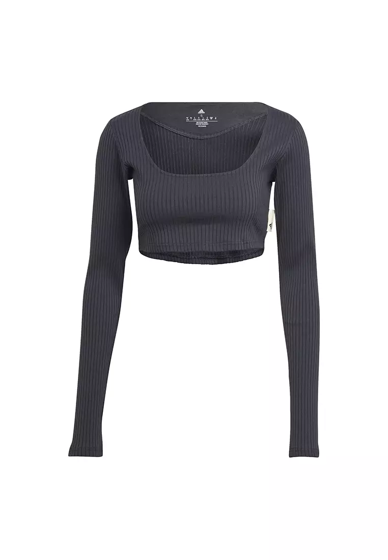 Topshop adidas top long sleeve top