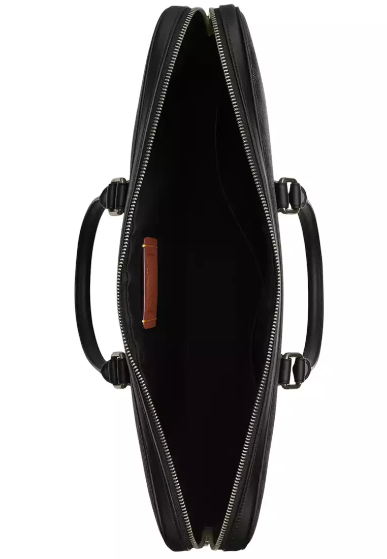 Buy Coach Ethan Large Brief Bag In Signature Canvas - Charcoal
