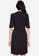Origin by Zalora black Drape Detail Dress made from TENCEL™ A00B4AA264A9C4GS_2