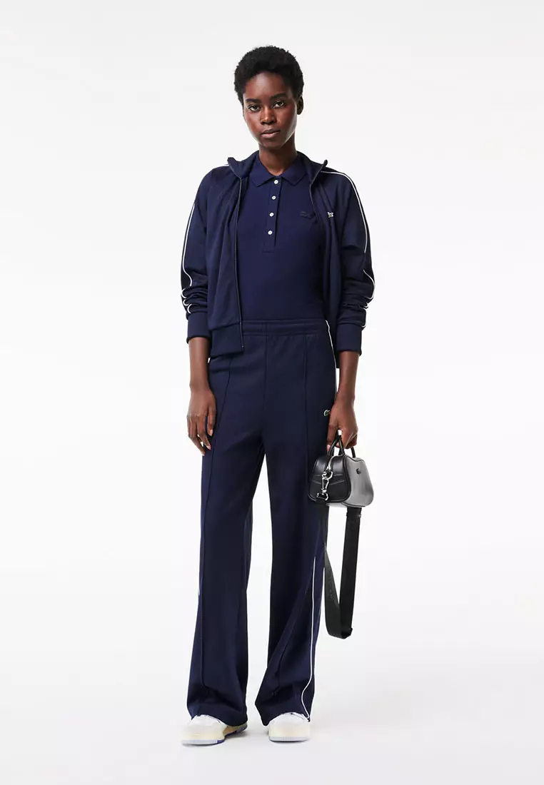 L.12.D Slim Fit Stretch Mini Piqué Polo Shirt