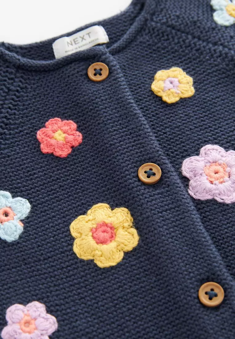 Crochet Flower Cardigan