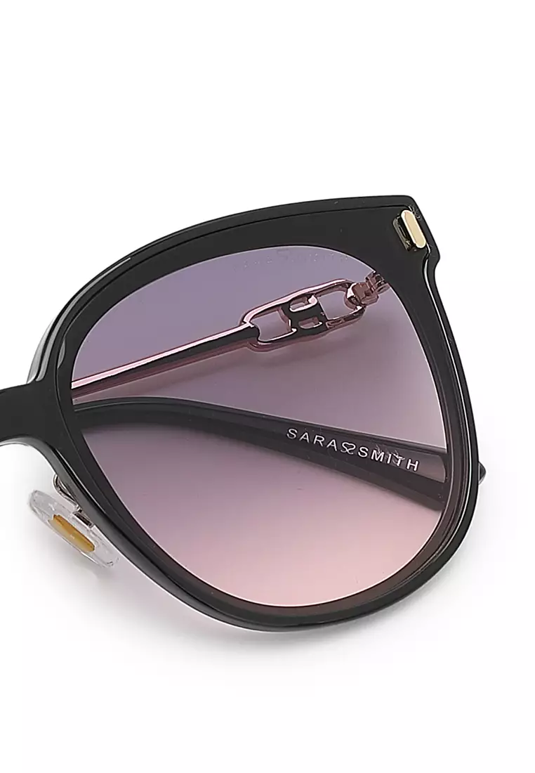 Unisex Fashion Sunglasses (Kacamata Hitam) - Hitam / Abu-Abu / Merah Jambu