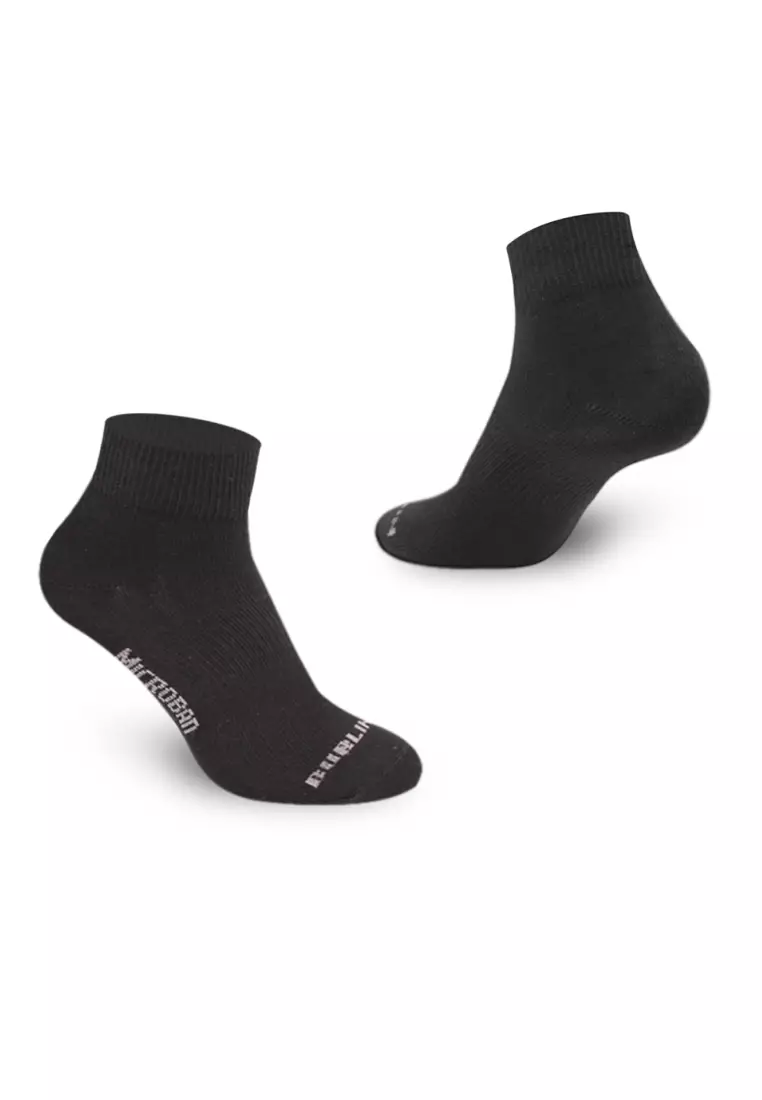 Microban Ladies’ Cotton Lite Thin Casual Ankle Socks 3 pairs in a pack VLCKG18