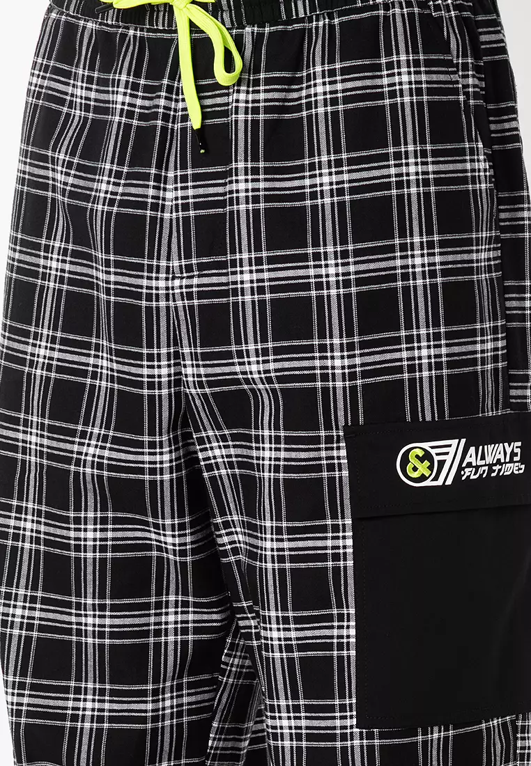 Fleece Check Pants
