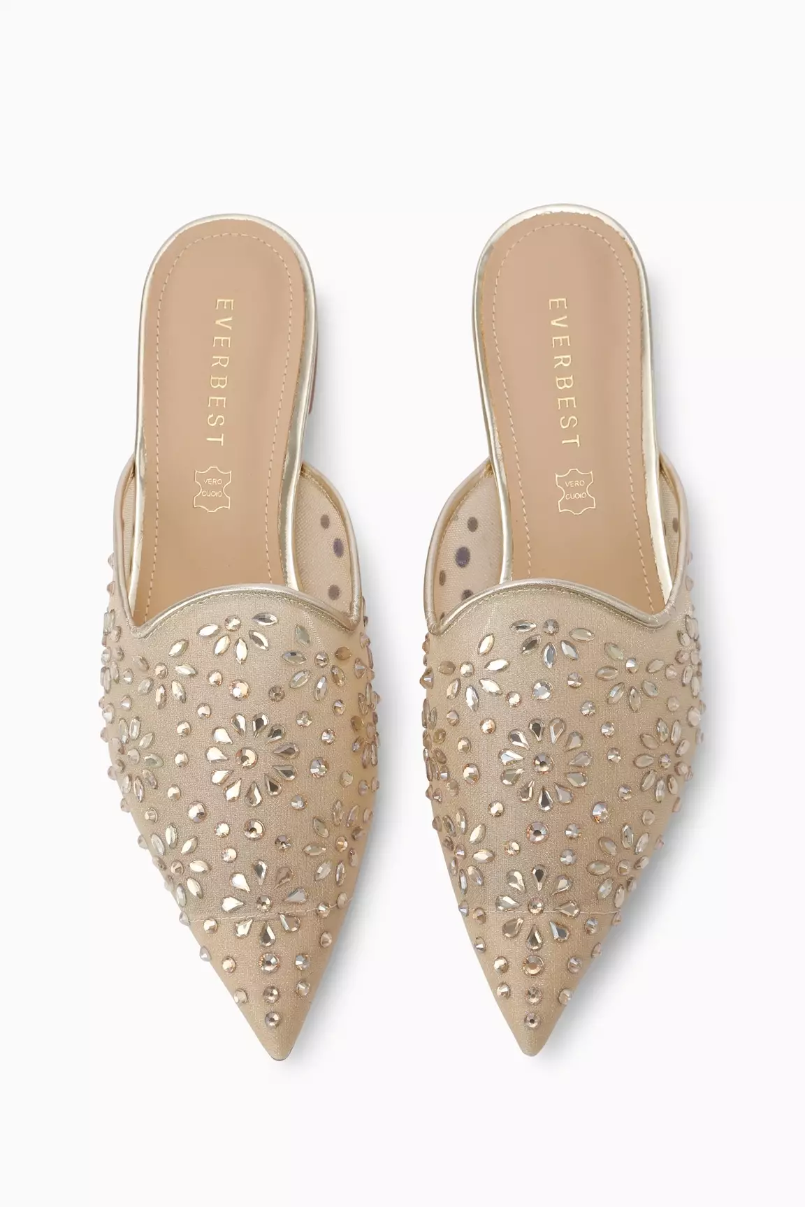 EVERBEST NAROLIN (Light Gold) - Women's Leather Mules