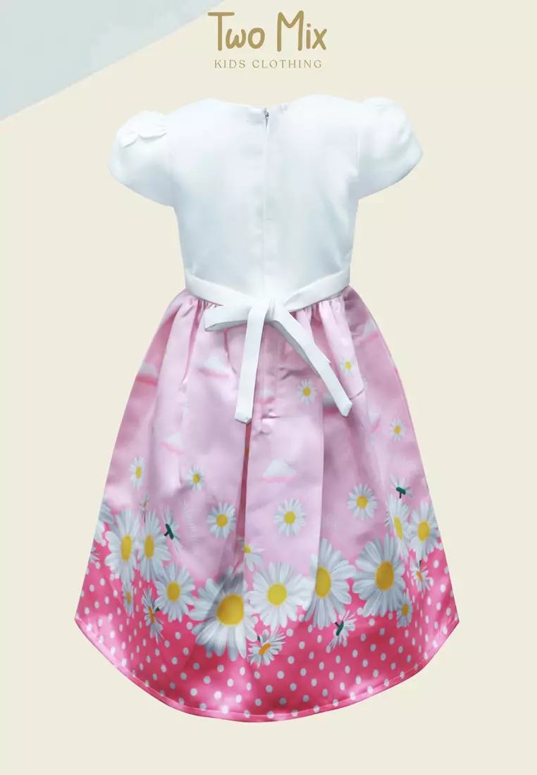 Two Mix Baju Anak Perempuan Fashion - Dress Gaun Anak Cewek 1-12 Tahun Y882