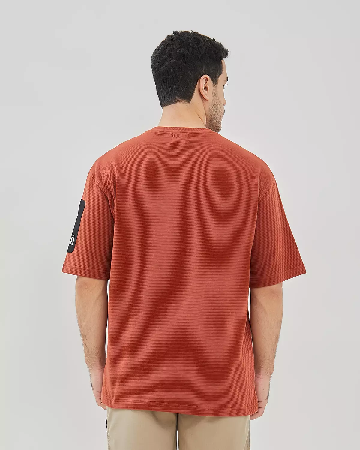 MEN'S PLAIN RED COTTON T-SHIRT
