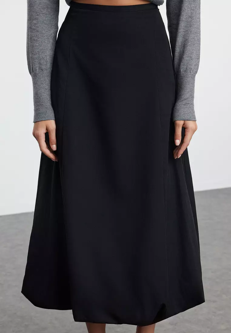 A-line Midi Skirt