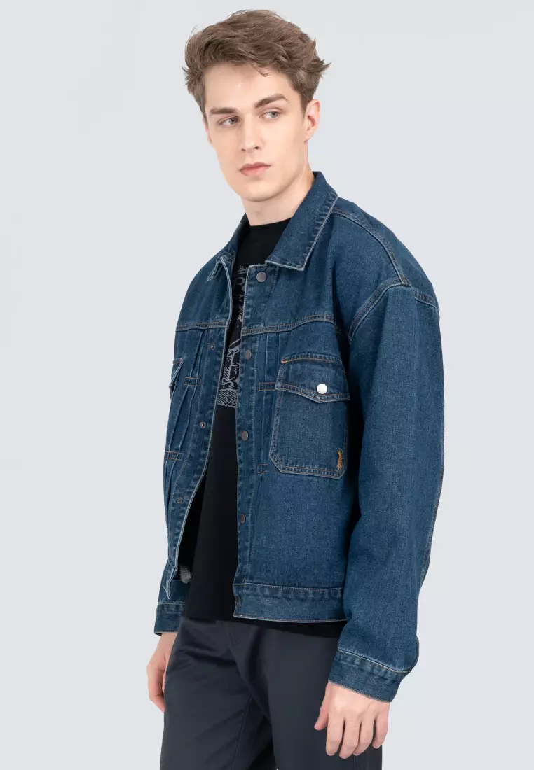 Polo Haus - Men’s Indigo Theme Denim Jacket MDJK1004