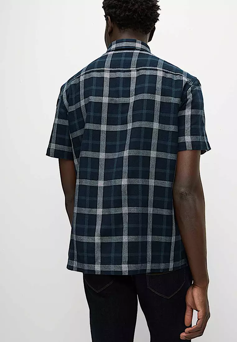 Regular Fit Pure Cotton Check Shirt