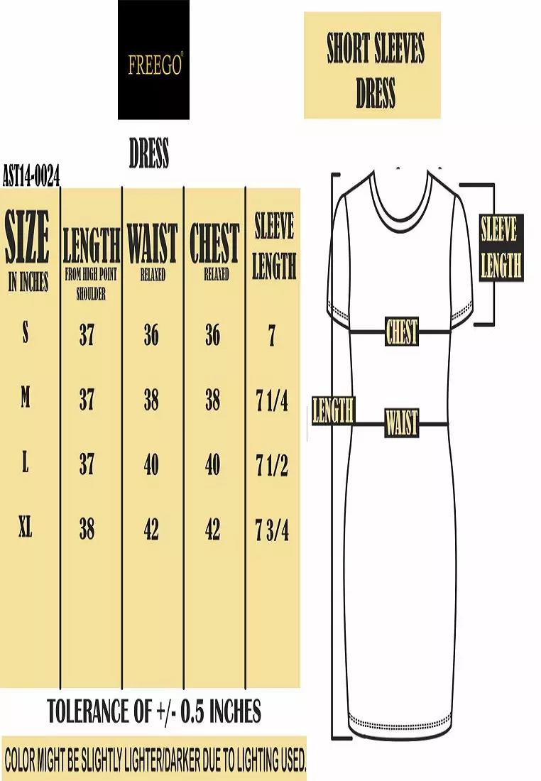 Jacquard Knits Short Sleeve Dress