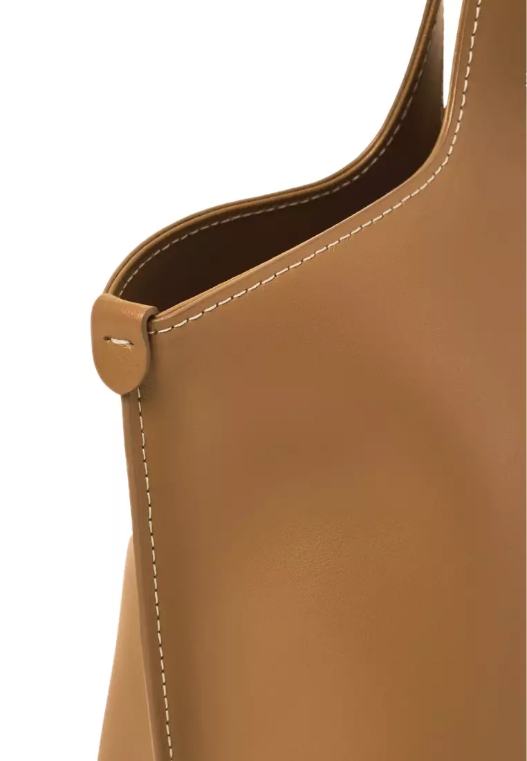 Panier Tote Bag - Tan brown