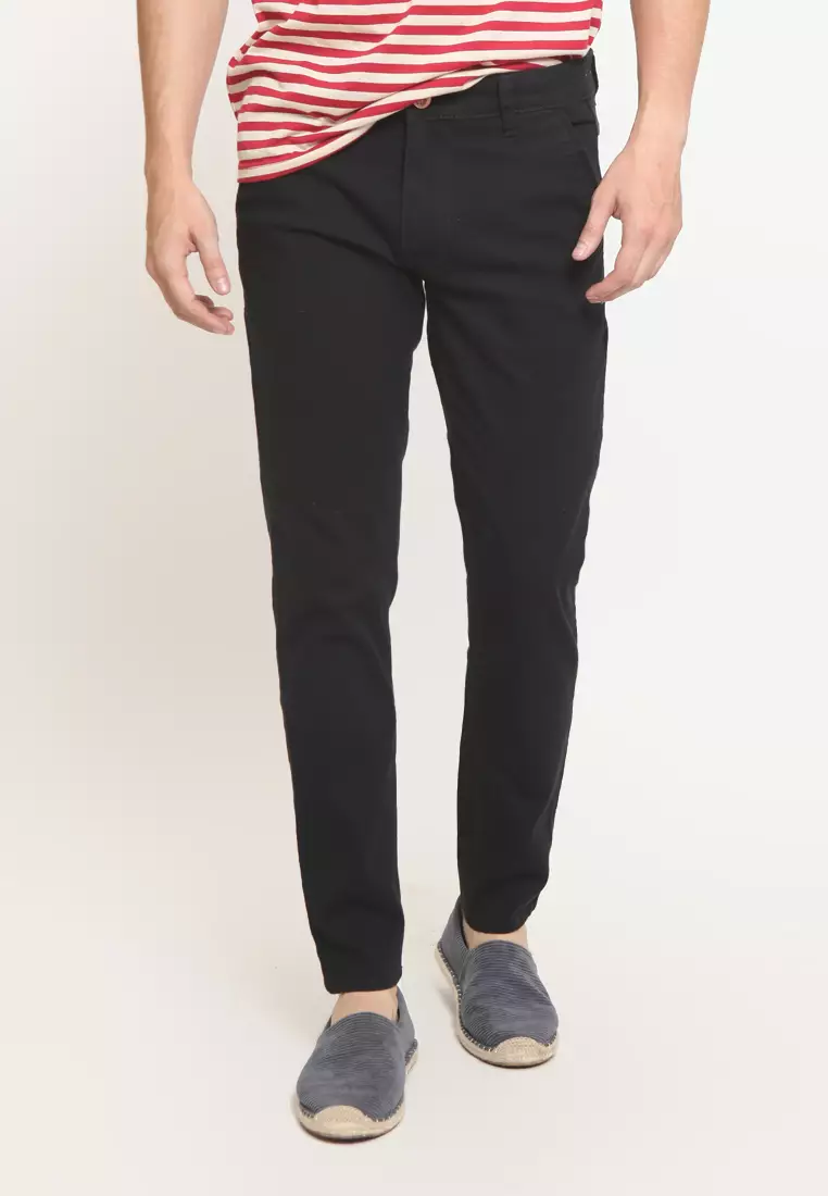 Long Pants Chino Slim Fit Hitam 115524