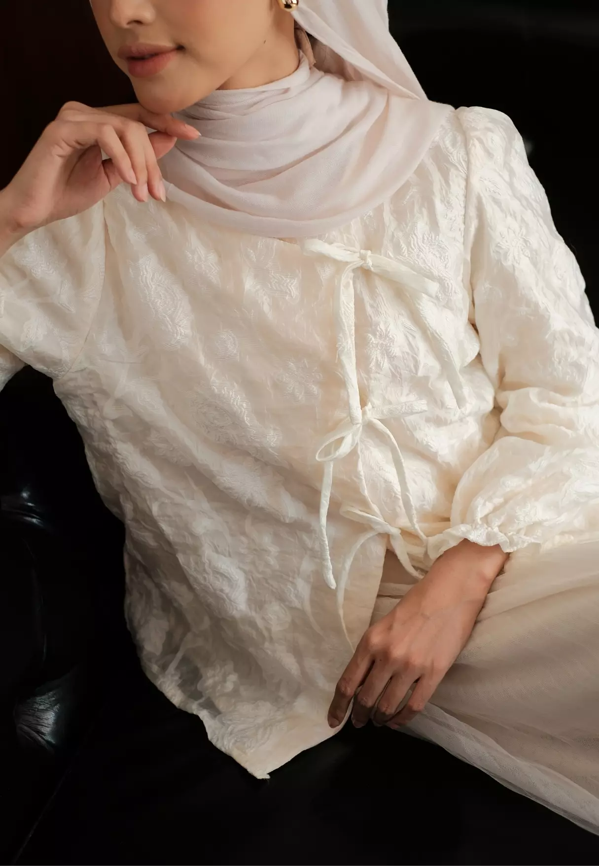 Calyrra Blouse - Ivory