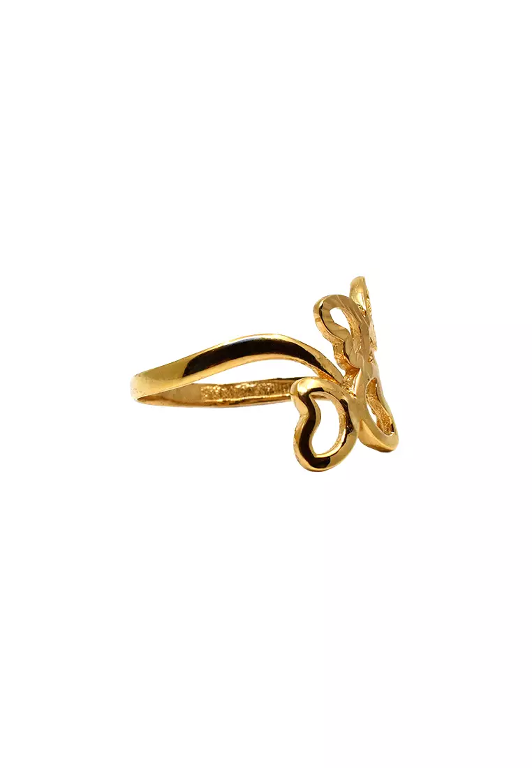 18K Yellow Gold Lady Ring