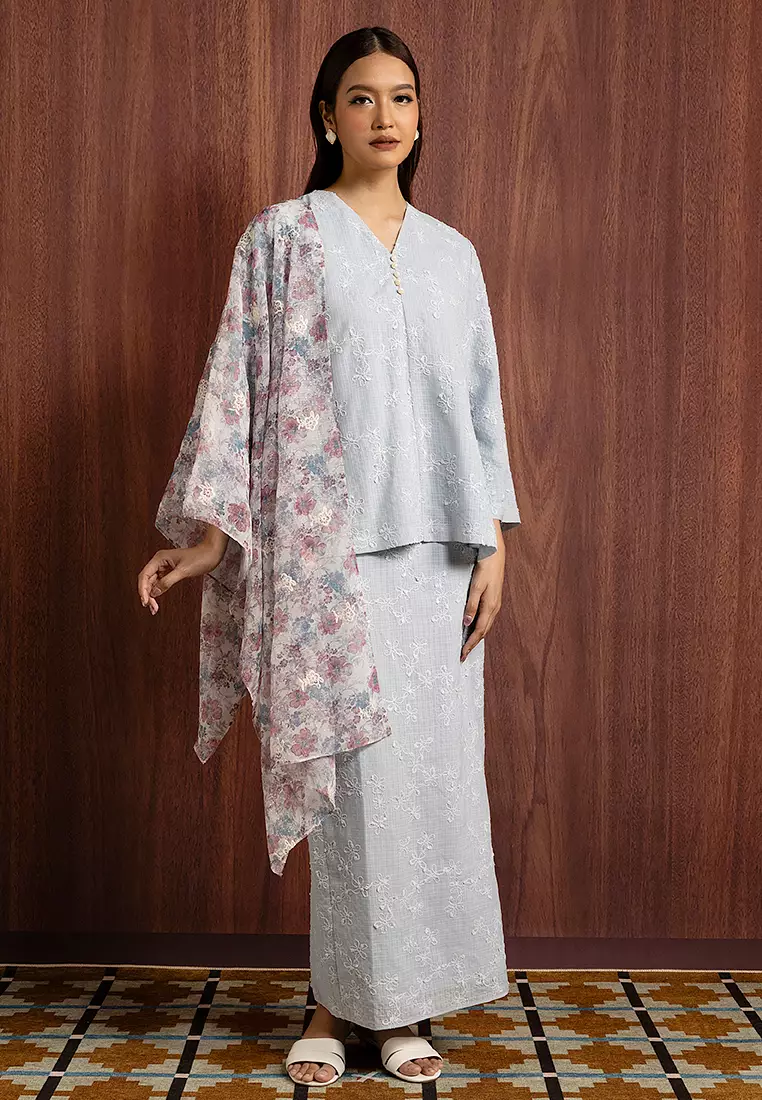 NORA KURUNG SET WITH SHAWL