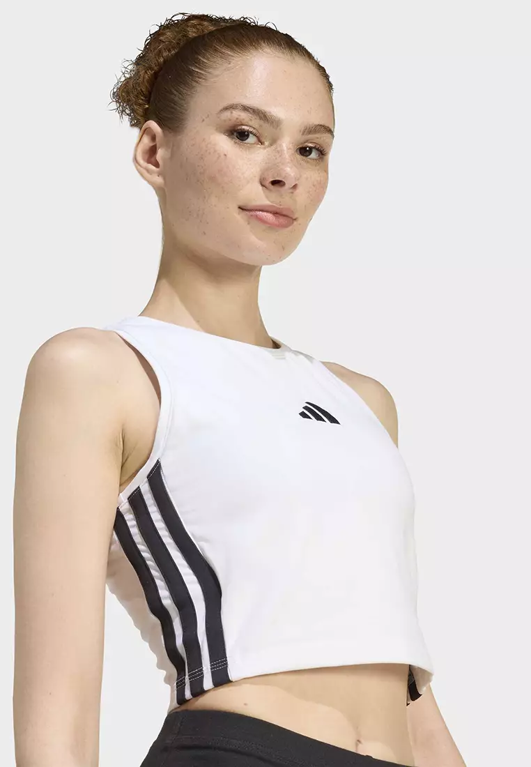 Essentials 3-Stripes Padded Tank Top