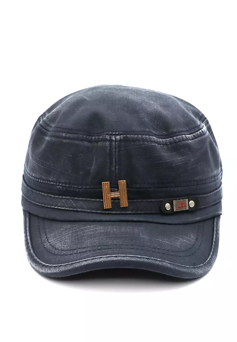 Aldrich Caps Comando Unisex Military Army Casual Strap Adjusted Material Cotton ORIGINAL - Navy