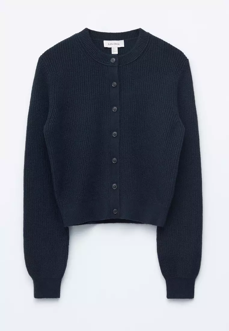 羊毛混紡針織外套