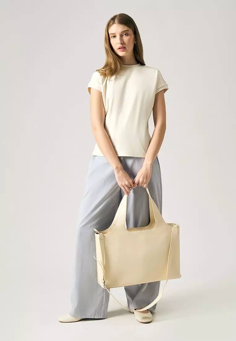 Pu  Customizable Work Bag with Zip Closure