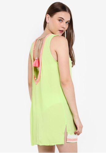 Lace Front Beach Dress