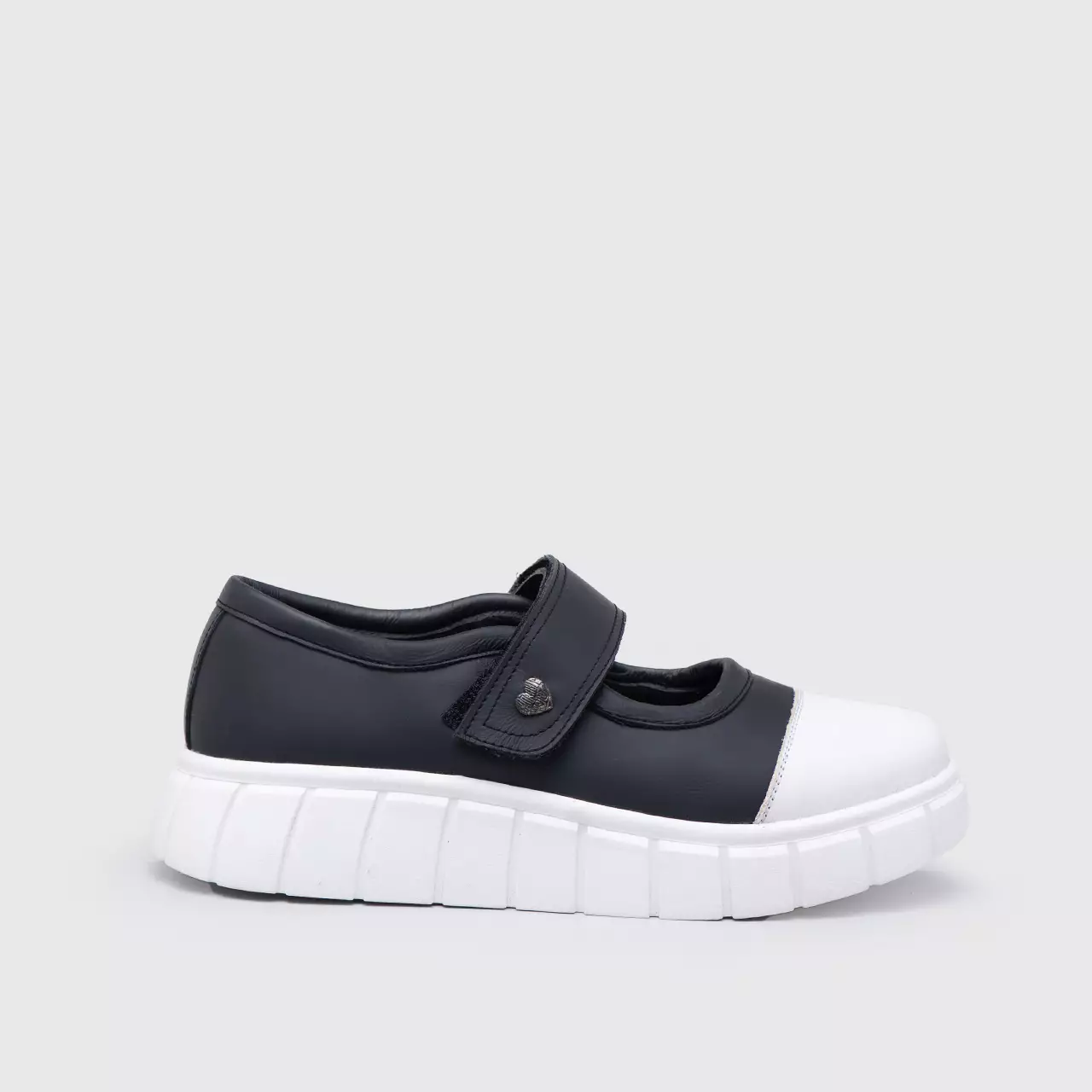 Achilla Mary Jane Sneakers Genuine Leather BnW