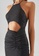 Trendyol black Shirred Shimmer Dress EFB97AAF97C011GS_3