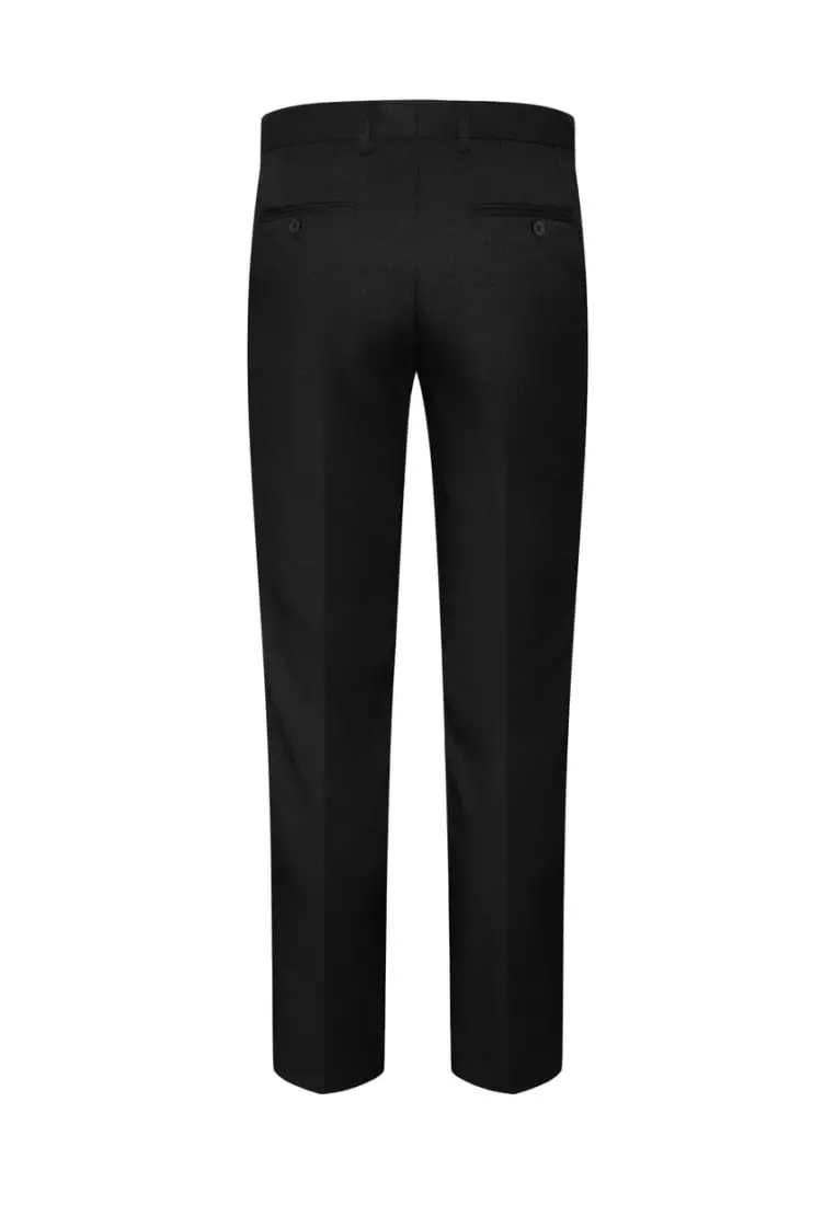 Teflon Smart Fit Twill Suit Pants with Elastic Waist Band