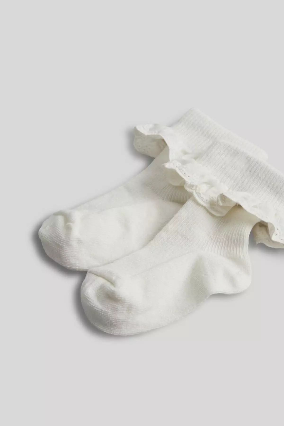 Mothercare Floral Dress, Knickers and Socks Outfit - Gaun Anak Bayi Perempuan (Putih)