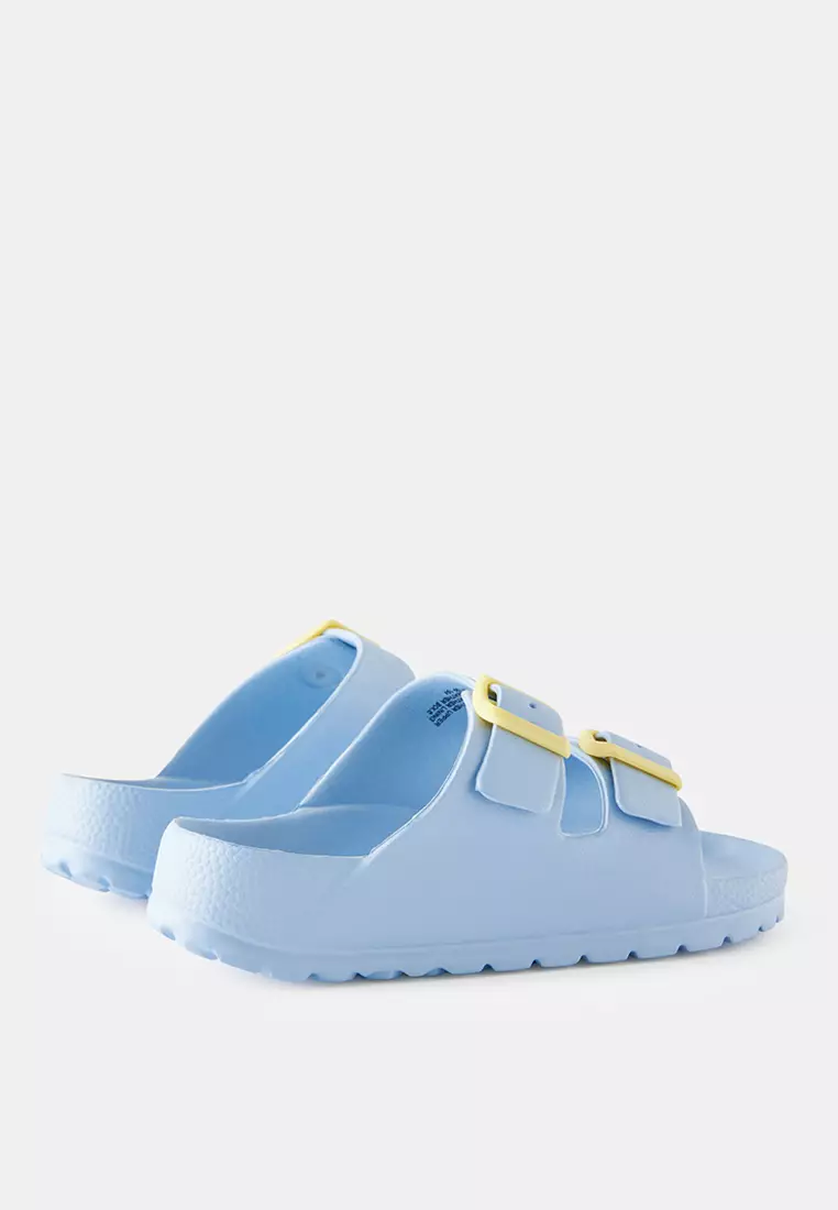 Twin Strap Slide Sandals