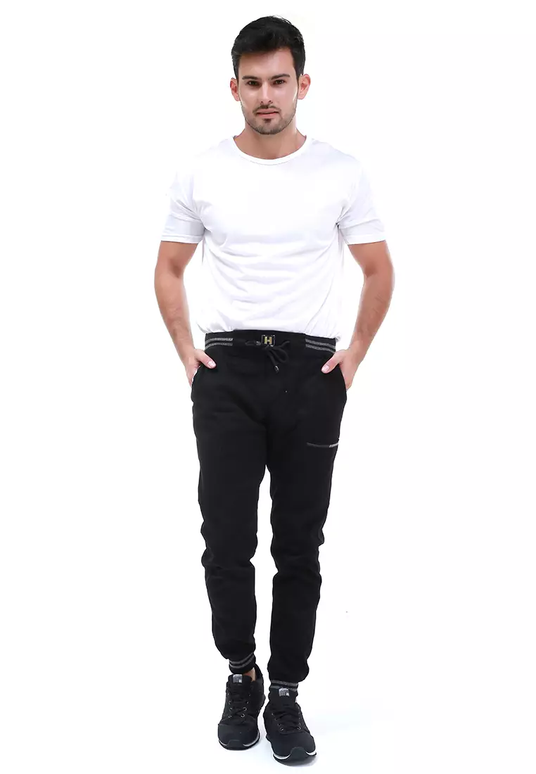Locko Celana Panjang Cargo Pria Motive Side Casual Long Pants Material Twill Cotton ORIGINAL