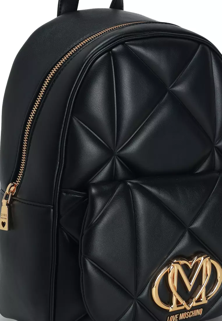 Embossed Quilted Backpack (nt)