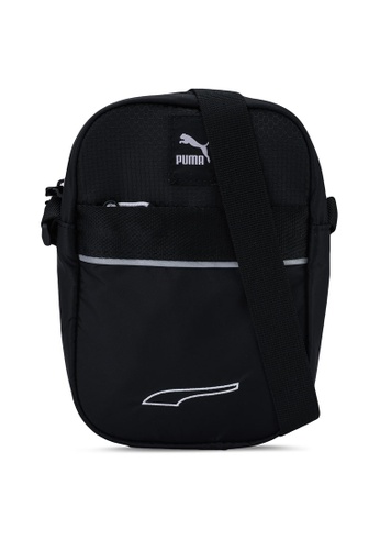 PUMA black EvoPLUS Compact Portable Shoulder Bag 34F35AC68F718AGS_1