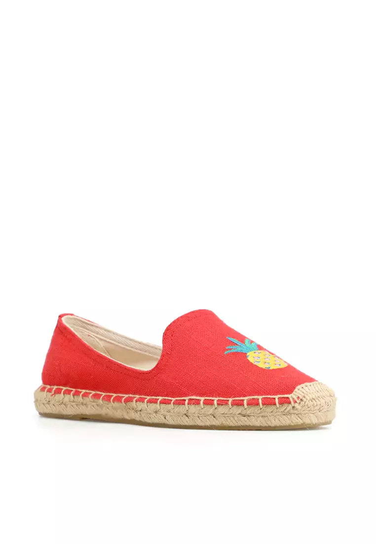 Embroidered Canvas Espadrilles HB45433