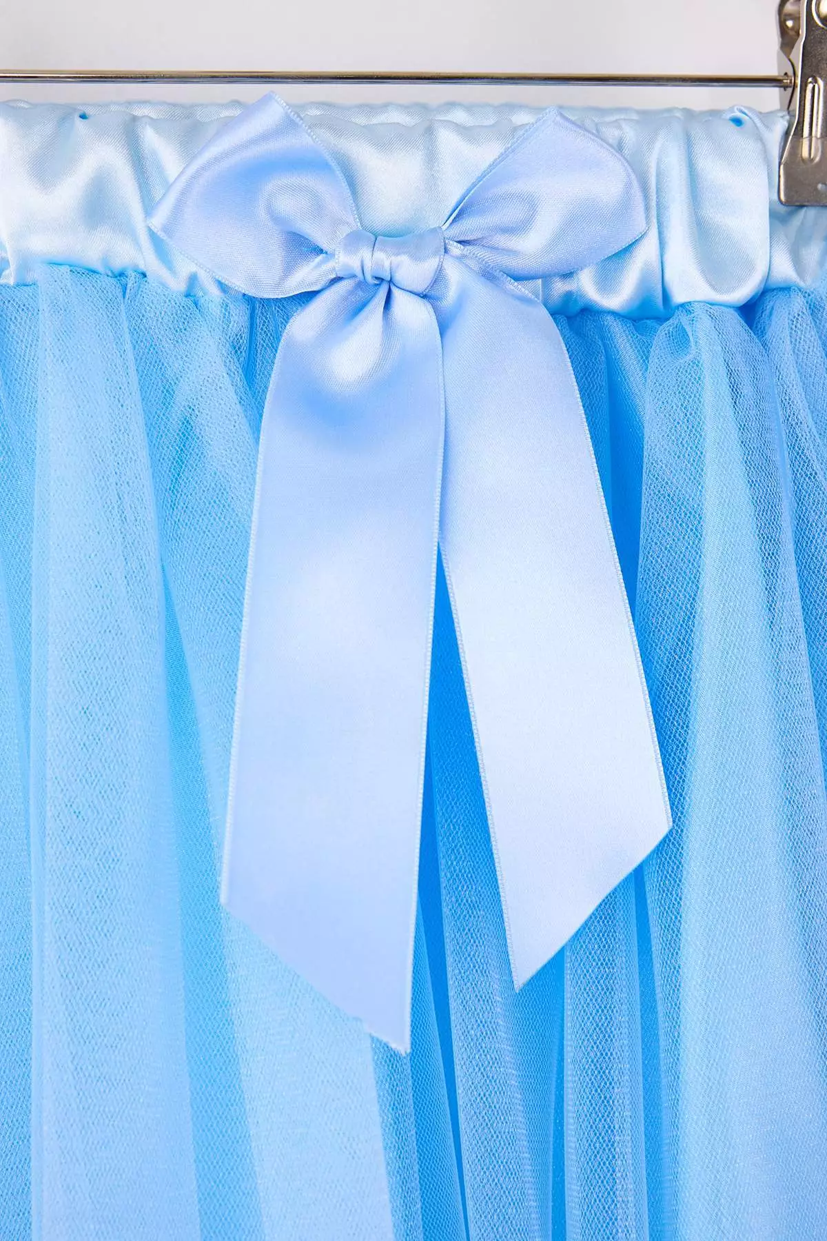 Baby Blue Girl'S Regular/Normal Fit Ribbon Tutu Woven Skirt Tkdaw25Et00004