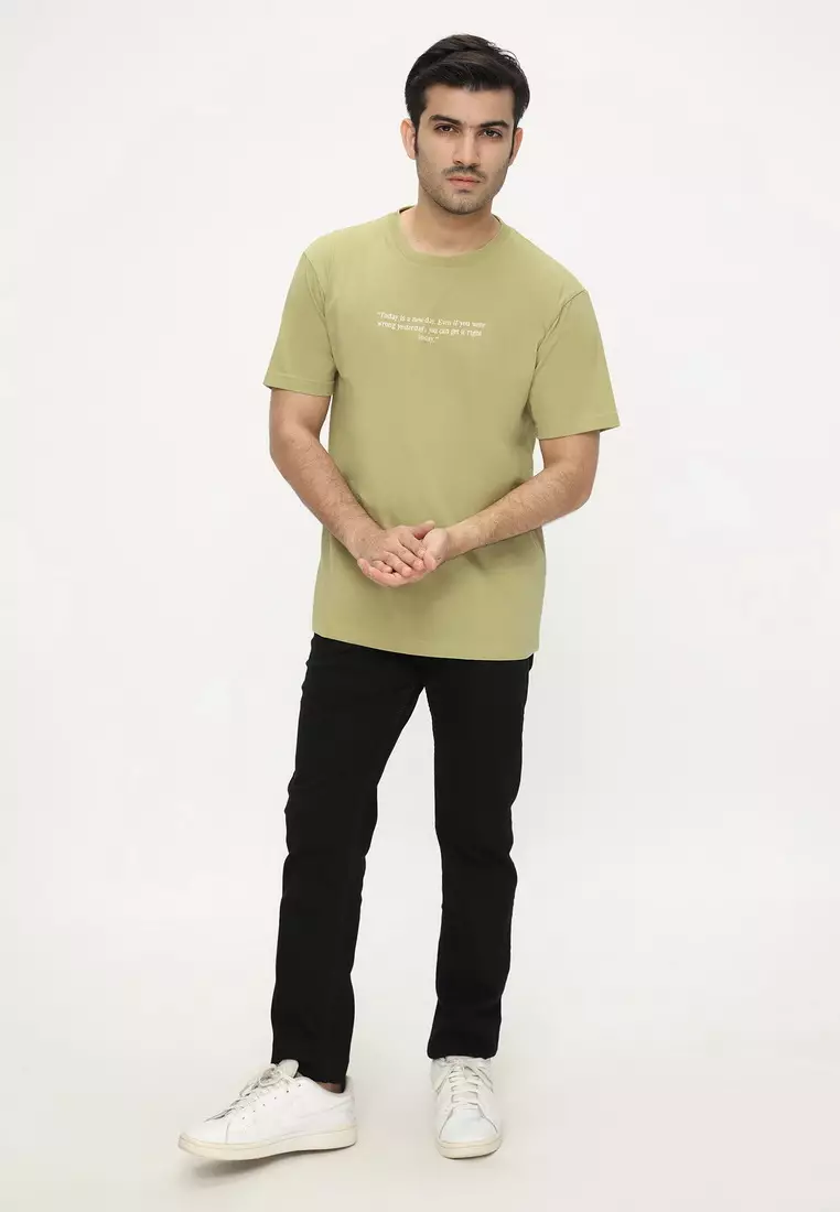 NX T-Shirt Cotton Combed Tebal Pria 207470121