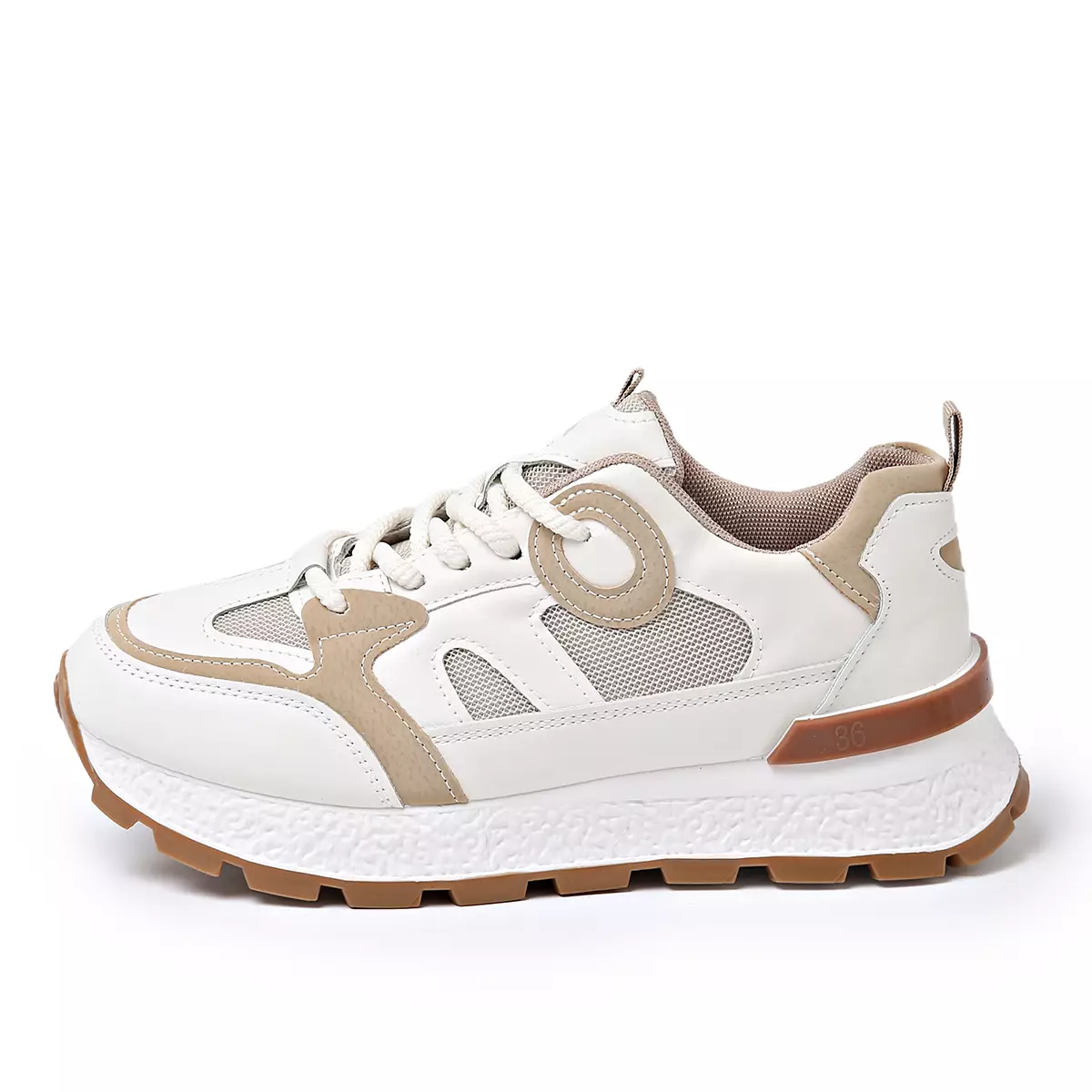 Sneakers Cewek Olahraga Modis Kasual Sepatu Wanita Bertali WL2481