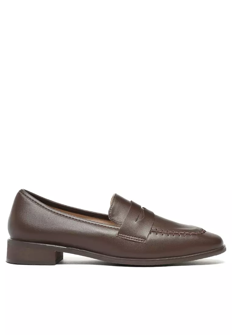 Discount on Twenty Eight Shoes  shoes - SKU: Penny Leather Loafers Th926-5