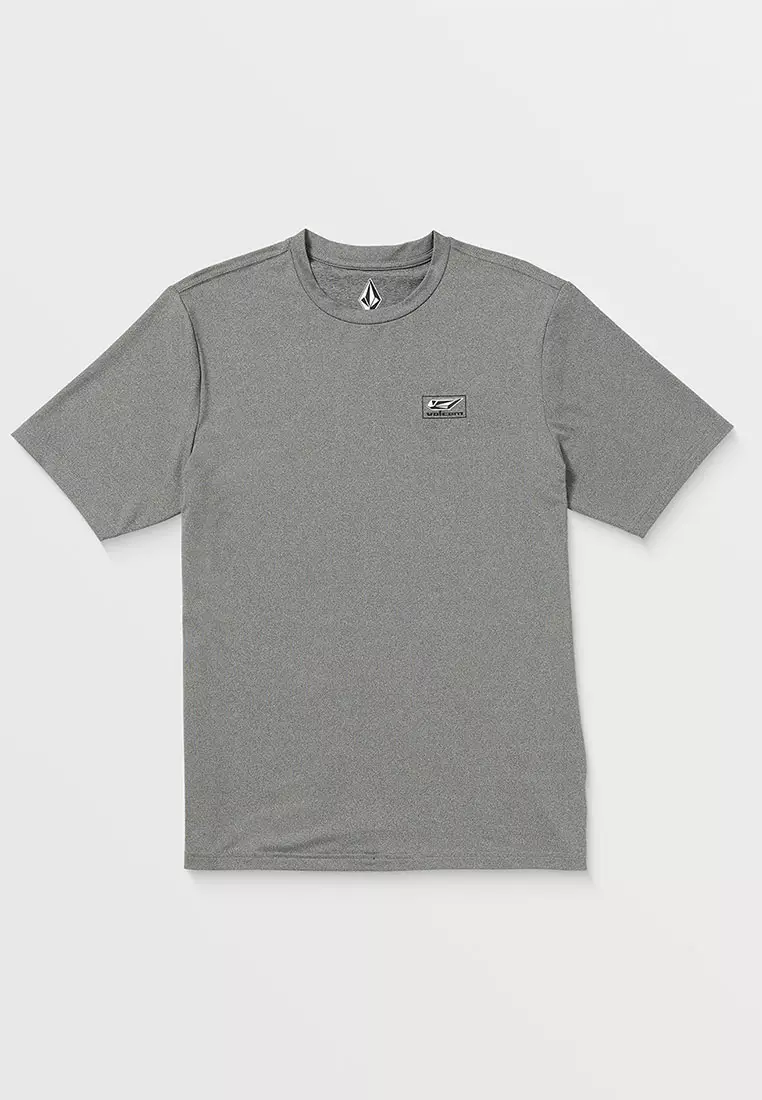 MTG MODSTONE LOOSE SHORT SLEEVE RASHGUARD HEATHER GREY