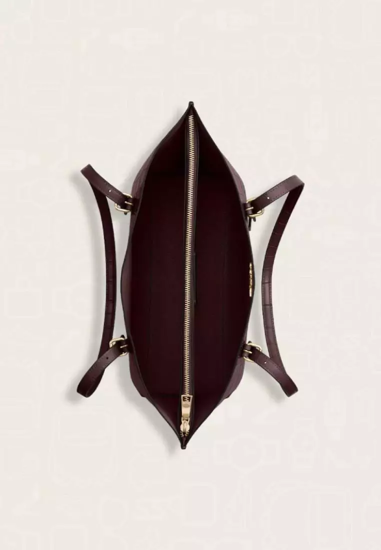 Coach Mollie Tote Bag Merlot