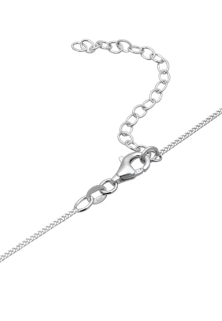 Kalung Perhiasan Perak 925 Wanita Choker Salib Zirconia