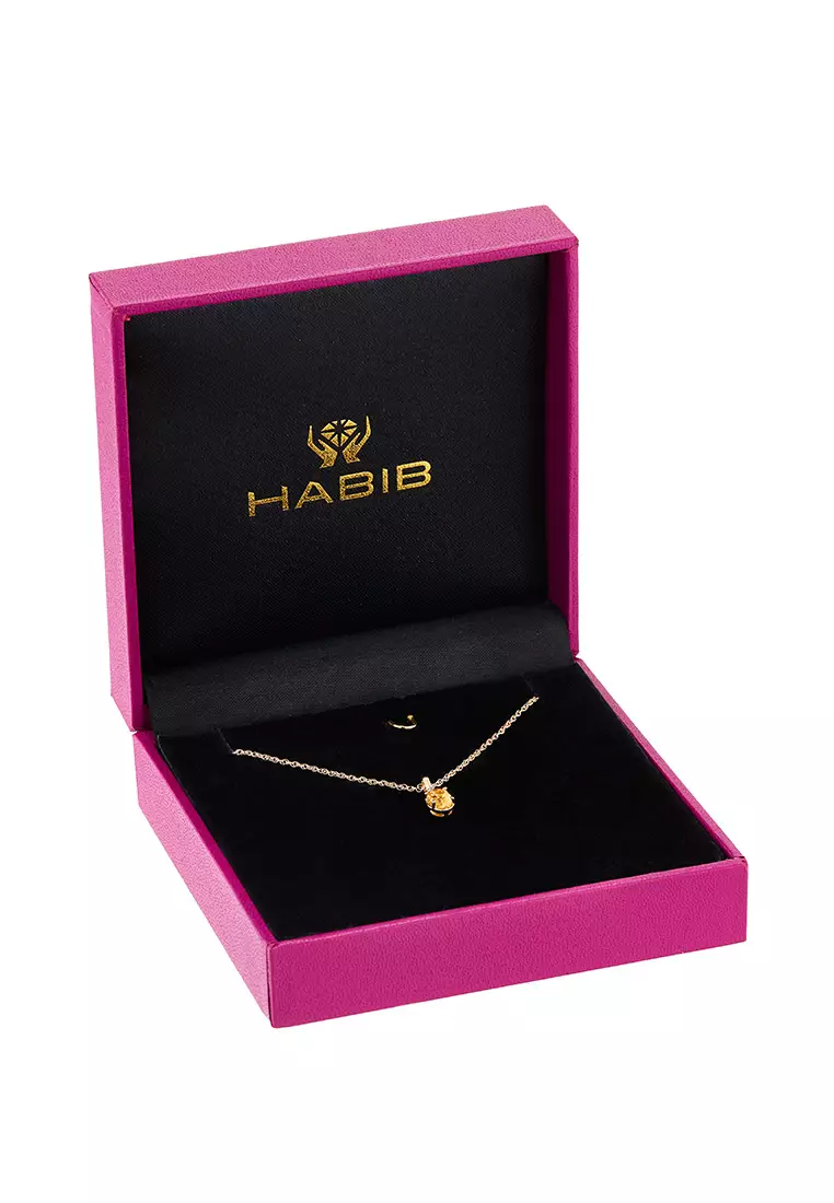 HABIB Monarca Citrine Diamond Necklace