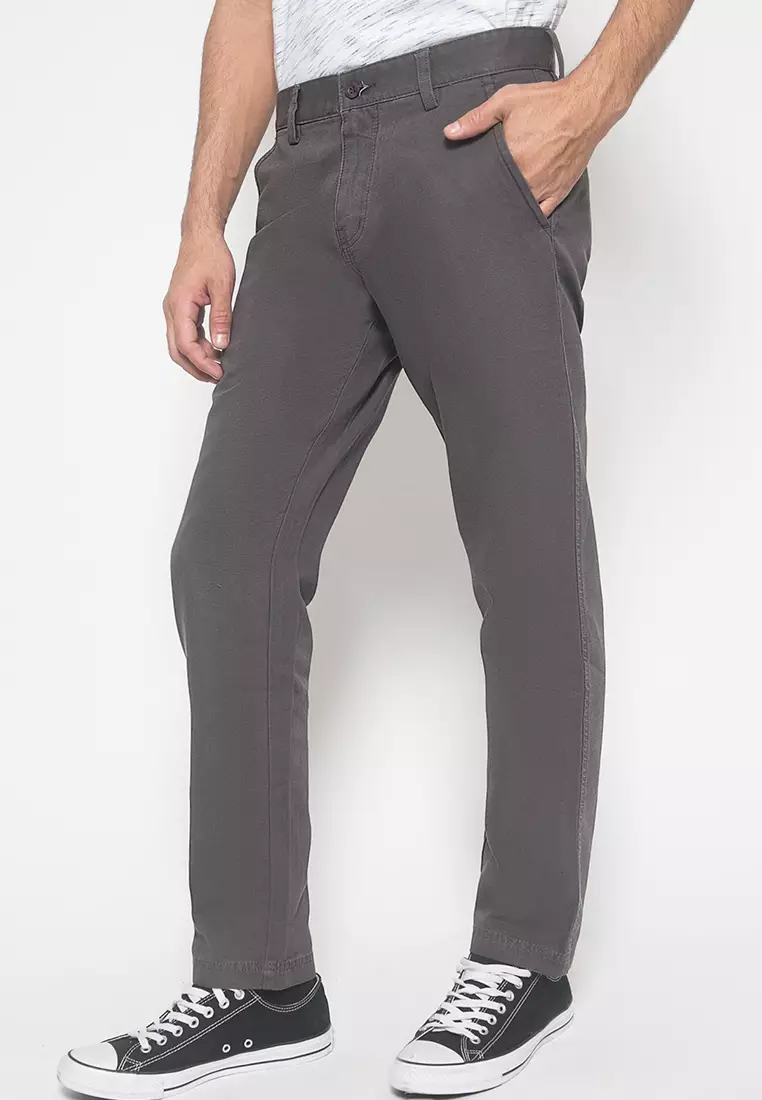 LGS - Celana Chinos Panjang Pria Coklat CCT.500.037.002.C