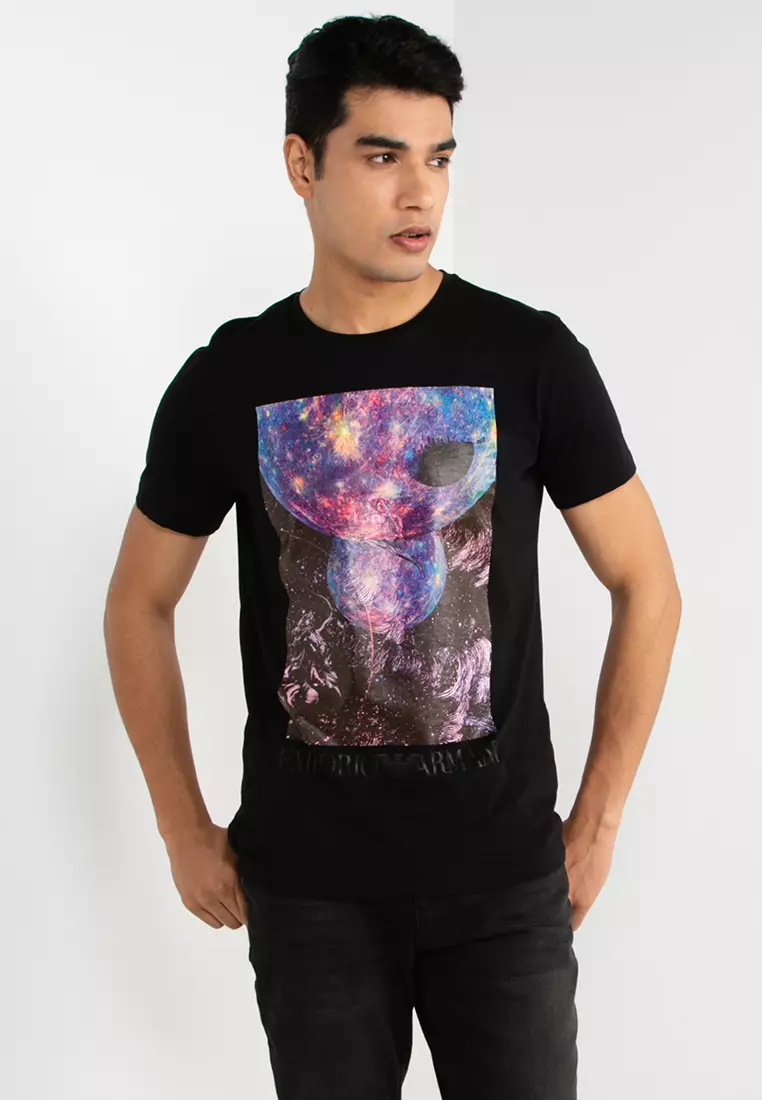 Buy Emporio Armani Graphic T Shirt Online ZALORA Malaysia
