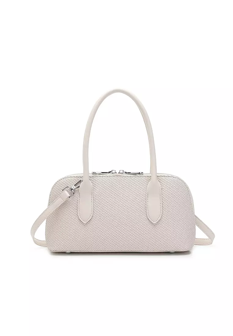 Women's Top Handle Bag / Sling Bag / Crossbody Bag (Tas Selempang / Tas Tangan) - Putih
