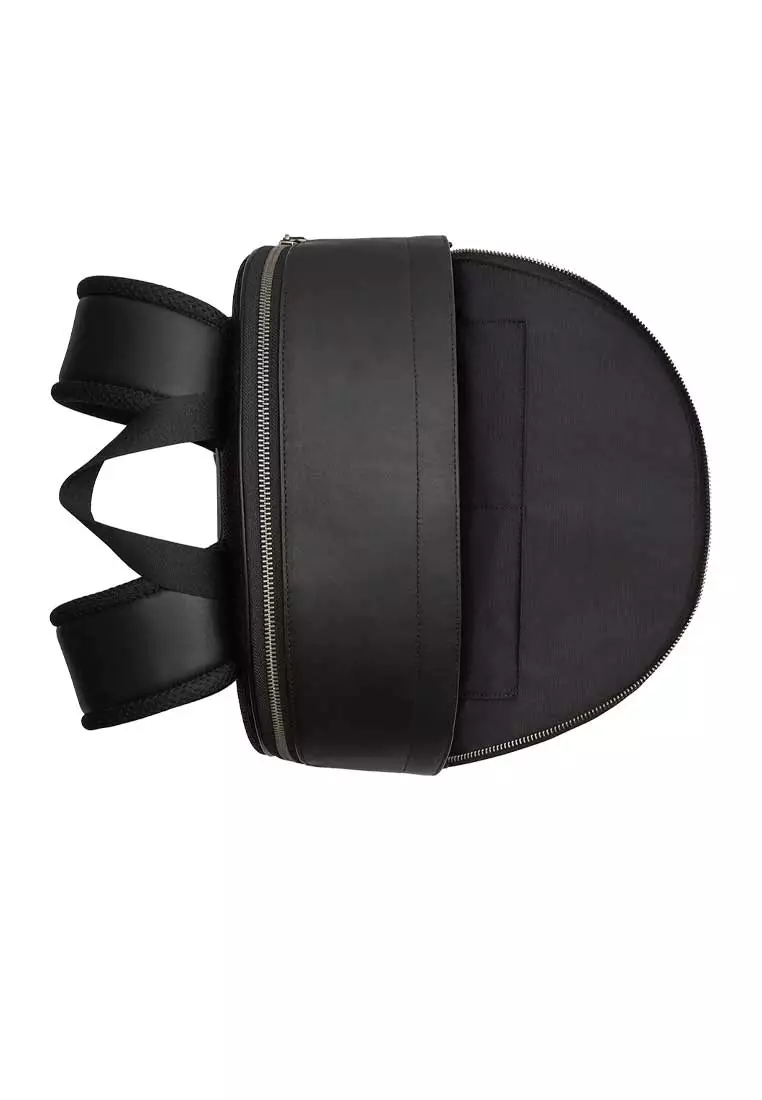 West Backpack In Signature Canvas With Varsity Stripe Charcoal/Denim/Chalk CV922